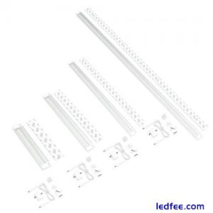 EShine White Finish LED Cabinet Lighting Bar Panel with Accessories NO IR Sensor