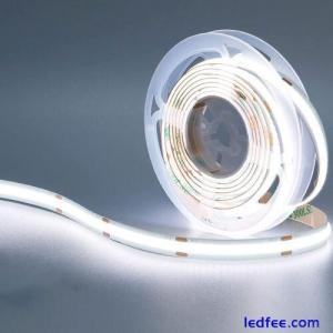 COB LED Strip Light Flexible Tape Lights Home DIY High Density Lighting 12V 24V