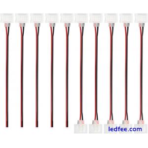 10Pcs LED Neon Solderless Connector Accessories Kit for 6X12Mm 12V LED Neon Stri