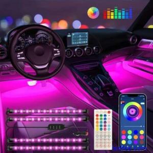 Interior Car Lights Keepsmile Car Accessories Car Led Lights APP Control with Re