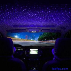 USB Car Atmosphere Lamp Ambient Star Light LED Projector Lamp Accessories US