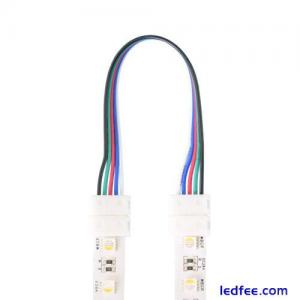 RGBW Stripe Verbinder mit 15cm Kabel für 12mm breite LED Streifen 5 Pol RGB+W