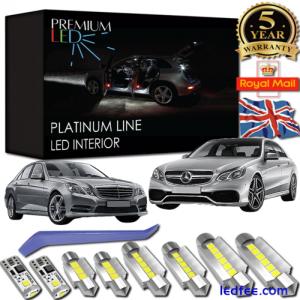 Mercedes W212 Led Interior Premium Full Set 19 Bulbs SMD Error Free Kit Canbus