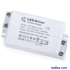 YAYZA! LED Driver 24V 15W, 240V to 24V LED Transformer 1.6A, IP44 Low Voltage P