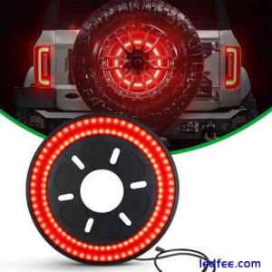 for Jeep Wrangler JK JL Rear Spare Wheel Tire Tyre LED Lights Accessories