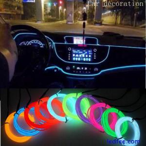 Wire Neon LED Strip String Light Flexible Rope Tube Car Lighter / 5V USB /12V