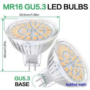 12 Pack MR16 LED Bulbs, GU5.3 ...