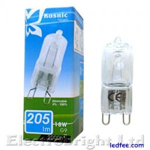 Kosnic/Eveready G9 LED HALOGEN 18w=25w,25w/40w 29w/33=40w/42w=60w DIMMABLE bulbs