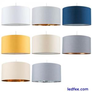 45cm Cotton Ceiling Light Shade Pendant Lampshade Drum Living Room Bedroom Lamp