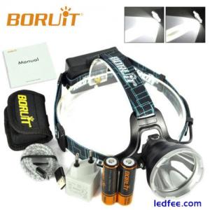 BORUIT LED Headlamp Head Torch...