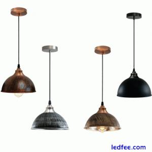 Modern LED Ceiling Lights Vintage Industrial Pendant Light Hanging Retro Lamp UK