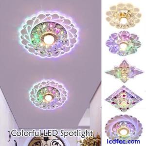 Crystal LED Ceiling Light Chan...