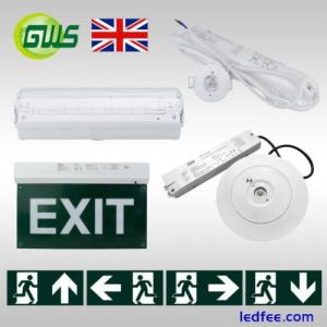 LED Emergency Ceiling Light Exit Bulkhead Spotlight Maintained/Non-Maintained