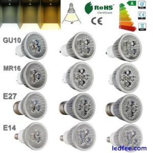 GU10 E27 Dimmable LED Spotlight Bulbs E14 220V 240V 9W 12W 15W MR16 12V Lamps