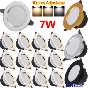 10Pack Waterproof LED Down lights 7W LED Downlight Outdoor Leds Ceiling Lamp