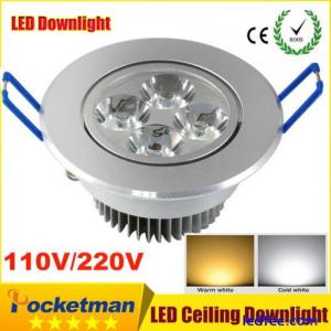 9w/12w/15w Recessed LED Ceiling Lamp Downlight Spotlight AC85-265V Home Lighting