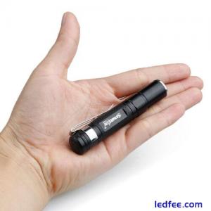 2000LM Waterproof Pocket LED Flashlight  Zoomable LED Torch Mini Penlight