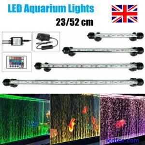 RGB LED Strip Lights Aquarium Fish Tank Pond Bar Lamp Submersible Light UK Plug