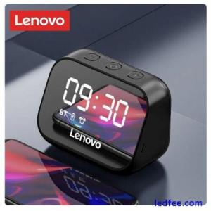 Lenovo TS13 LED Digital Smart Alarm Clock Mirror Design Speaker