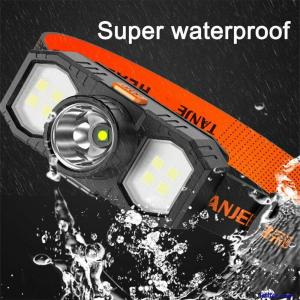 Rechargeable Headlight Outdoor LED Headlamp USB Super Bright Head Torch