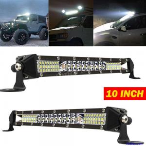 2x 12/24V LED Work Light Bar Flood Spot Light Driving Lamp Offroad Car Truck SUV