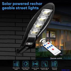 Solar Street Light Outdoor Waterproof LED for Garden Adjustable Angle Solar Lamp
