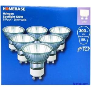 12 Pack of Spot Light GU10 2800K 300Lm 50.W 30° Dimmable Warm White Halogen Bulb