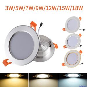 3W 5W 7W 9W 12W 15W LED Ceiling Recessed Down Spot Light Lamp Fixture Driver SPS