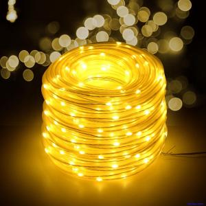 LED Flat wire Rope String Fairy Lights Waterproof Outdoor Christmas decorative