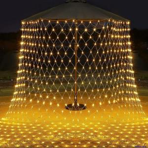 LED String Fairy Net Lights Curtain Mesh Christmas Wedding Party Outdoor Decor