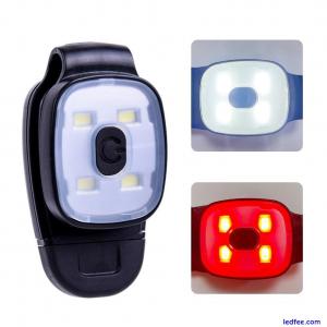 USB Charging LED Headlight Clip Light Multifunctional Mini Running Camping Light