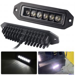 18W Single row led light bar Flush mount worklight pods Fog Light Off Road light