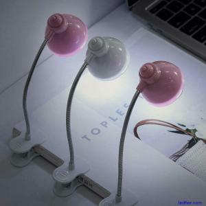 Clip-on Reading Light Flexible LED Lamp Table Desk Battery Bed Light Clamp HOT
