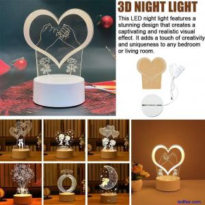 Desk LED USB Night Light Creative Bedroom Bedside Table gift creative Lamp L5J7