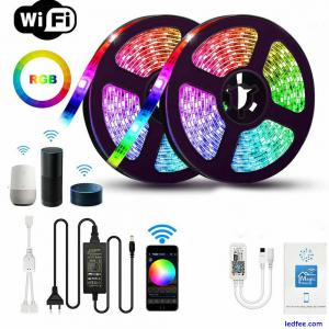 WIFI Magic Home APP Alexa Google home 5050 RGB/RGBW/RGBWW LED lights Full Kit 