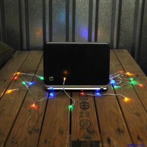 USB Powered Christmas Fairy Lights 50LED 7.5M Warm/Cool/Blue/Multi Colour Xmas