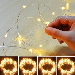 20/30/50  LED Batter Fairy String Lights Micro Rice Wire Copper Party Warm White