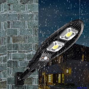Solar Street Light LED Outdoor Dusk-to-Dawn Area Road  Remote Control Spotlight
