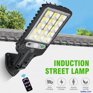 Commercial Solar Street FloodLight LED Light Outdoor Sensor Dusk-Dawn Road Lamp