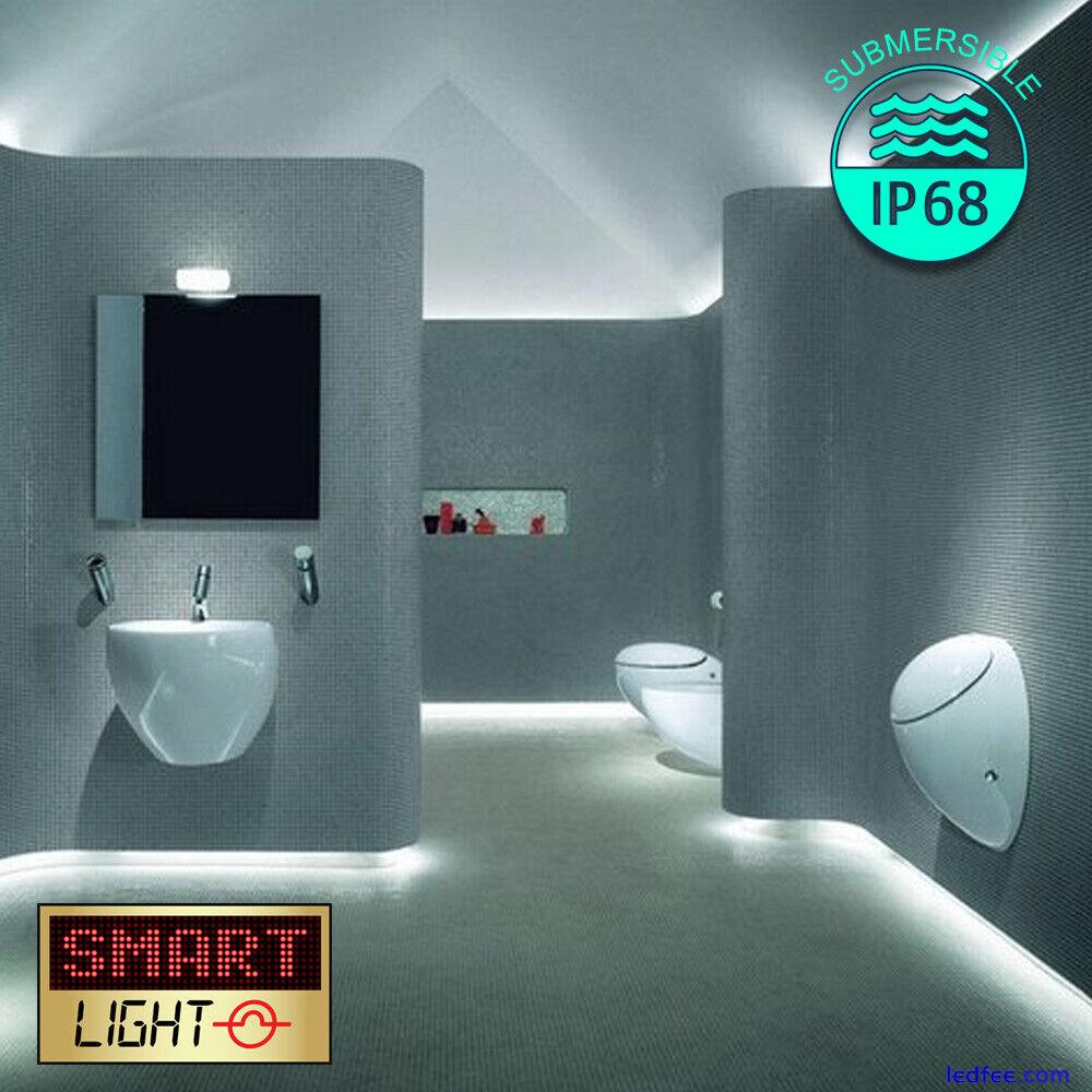 SmartLight 1M IP68 WaterProof Submersible LED Strip Lights Shower Bathroom Boat 0 