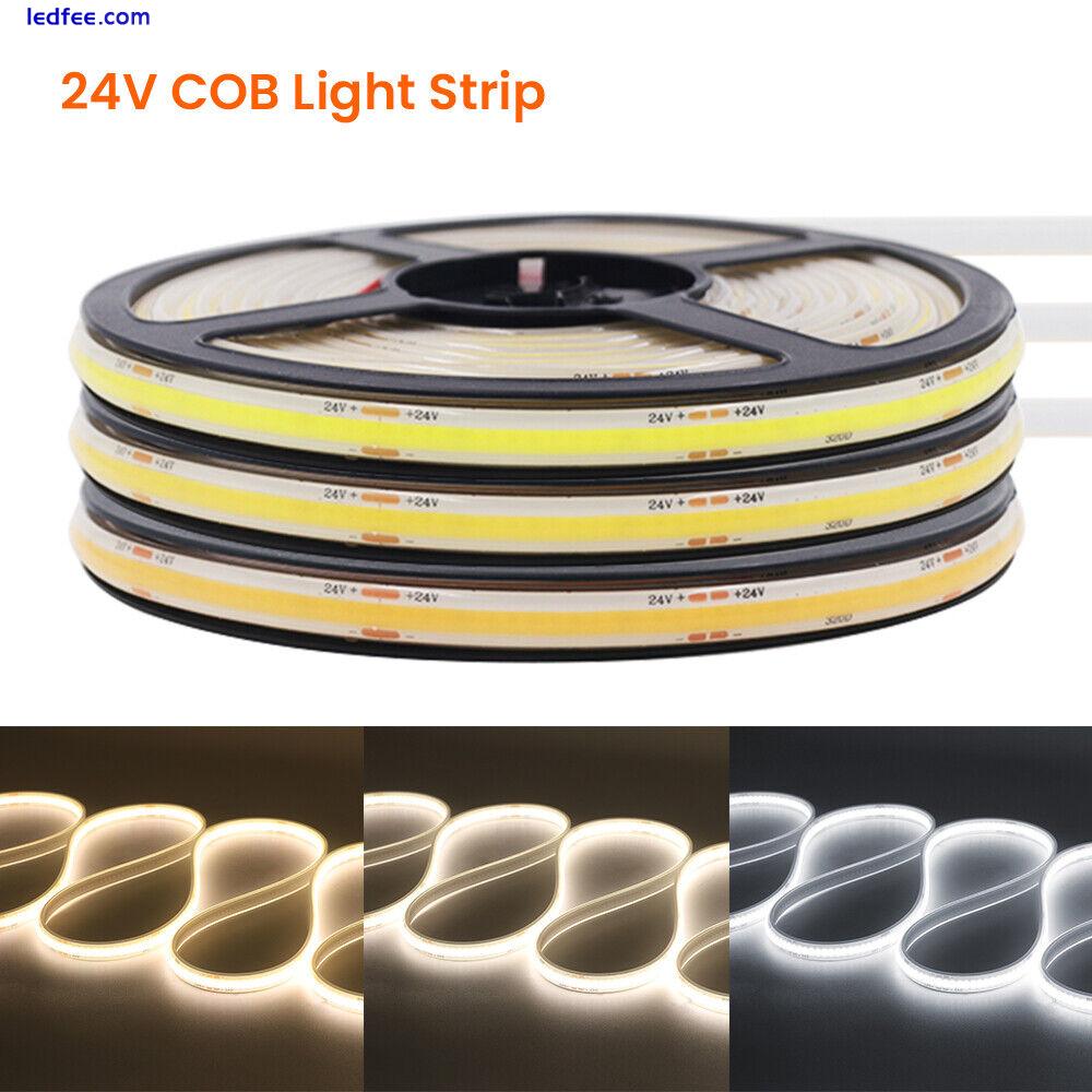 DC12V/24V COB LED Strip Lights Waterproof IP68 Tape Rope Cabinet Kitchen Light 1 