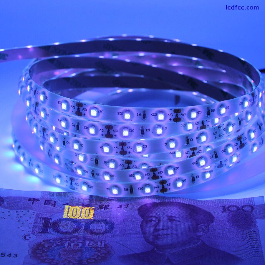 LED Real UV Ultra Violet Strip Tape Light SMD3528 5050 Under Cabinet lamp 12V 1 