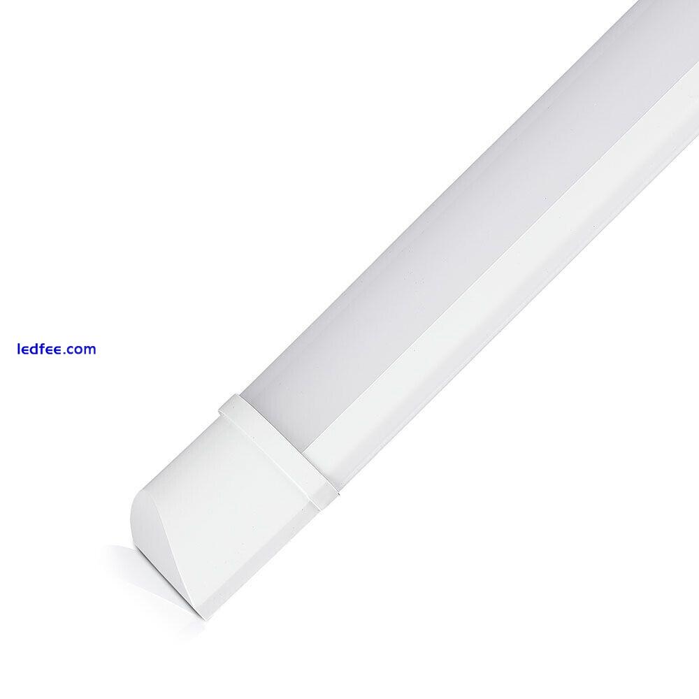 LED Batten Light 6500K Daylight Fluorescent Strip Light Slim Fitting LEDBRITE 0 