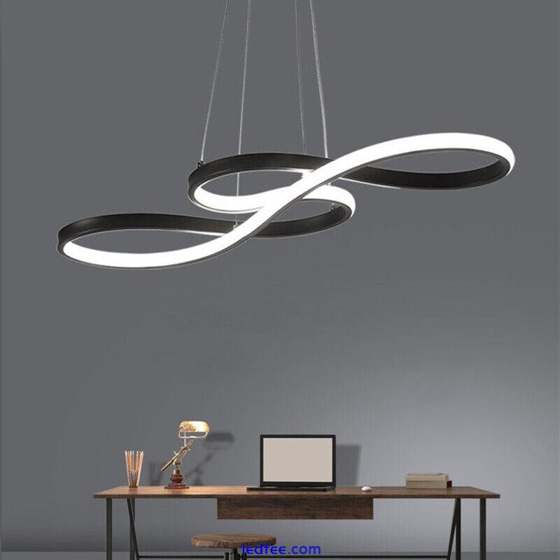 LED Pendant Light Bar Lamp Shop Black Ceiling Lights Kitchen Chandelier Lighting 1 