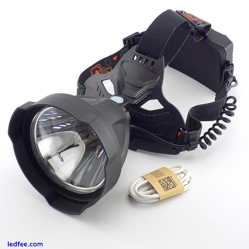 New Rechargeable USB LED Headlamp 18650 Headlight Night Head Torch Flashlight 1 