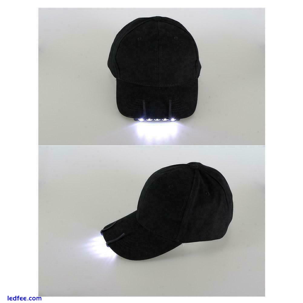 Outdoor Hot Clip On 5LED Head Cap Hat Light Head Lamp Fishing Camp Torch Nice 1 
