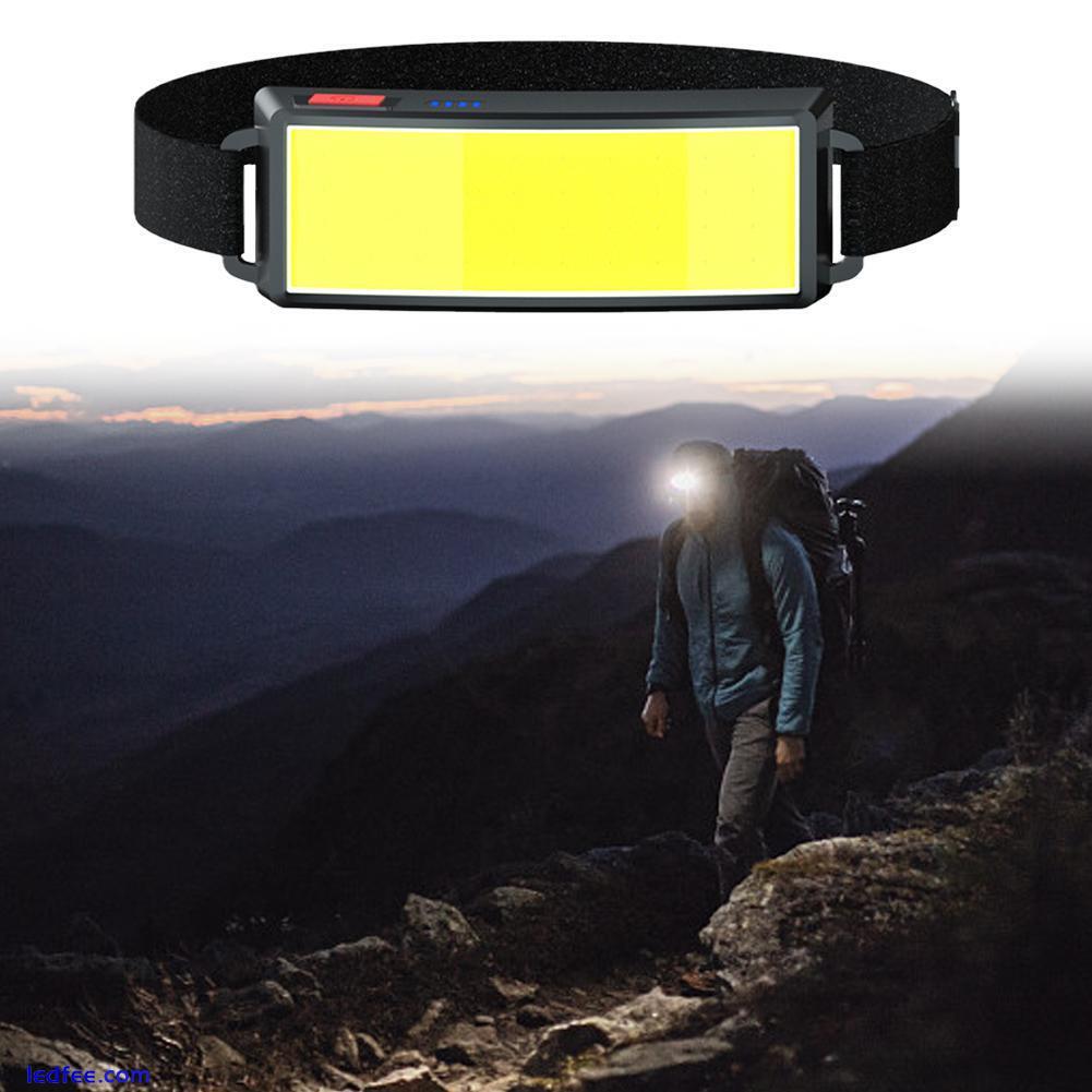 Super Bright Waterproof LED Head Torches Headlight USB Rechargeable Headlamps US 1 