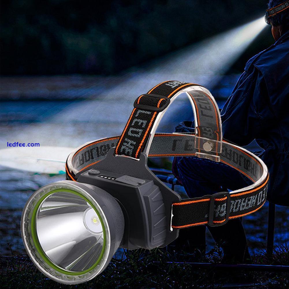 1x SuperBright USB Rechargeable Headlamp Waterproof LED Head Torch Headlights 0 