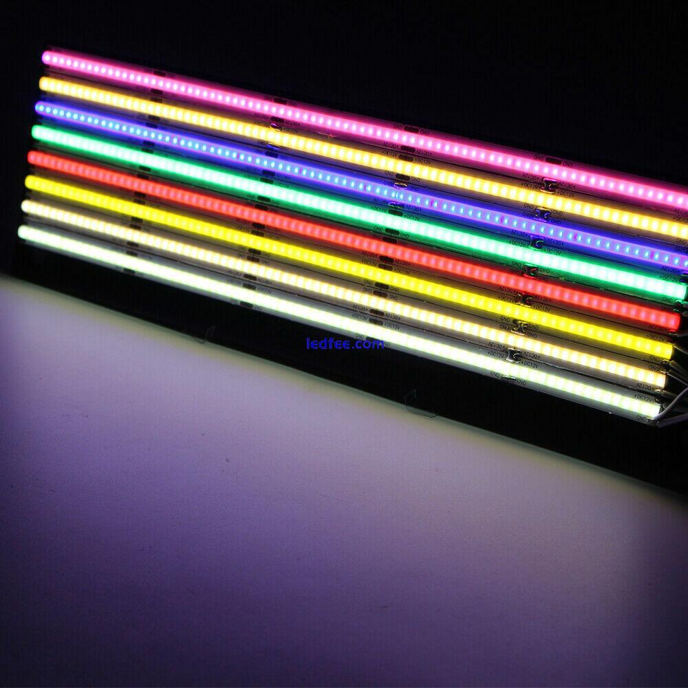 COB Flexible LED Strip Light 384leds/m Neon High Density Cabinet DIY tape lamp 2 