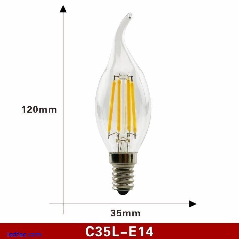 E27 E14 Led Light Bulb Retro Style Edison Vintage Industy Filament Antique Lamp 5 